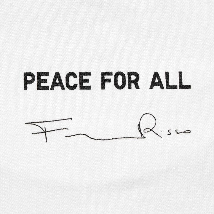 white womens uniqlo peace for all graphic francesco risso t shirts