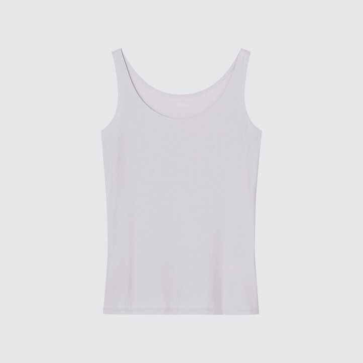 white uniqlo airism sleeveless womens t shirts