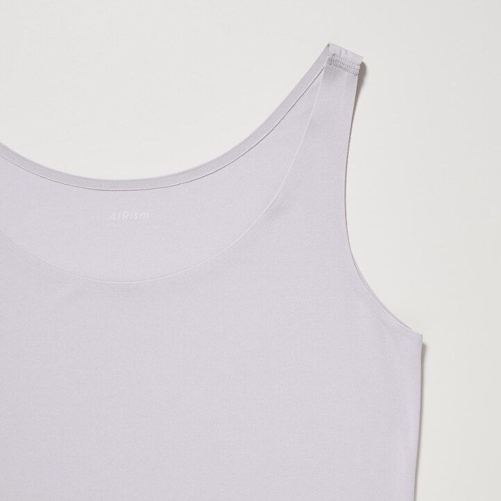 white uniqlo airism sleeveless womens t shirts