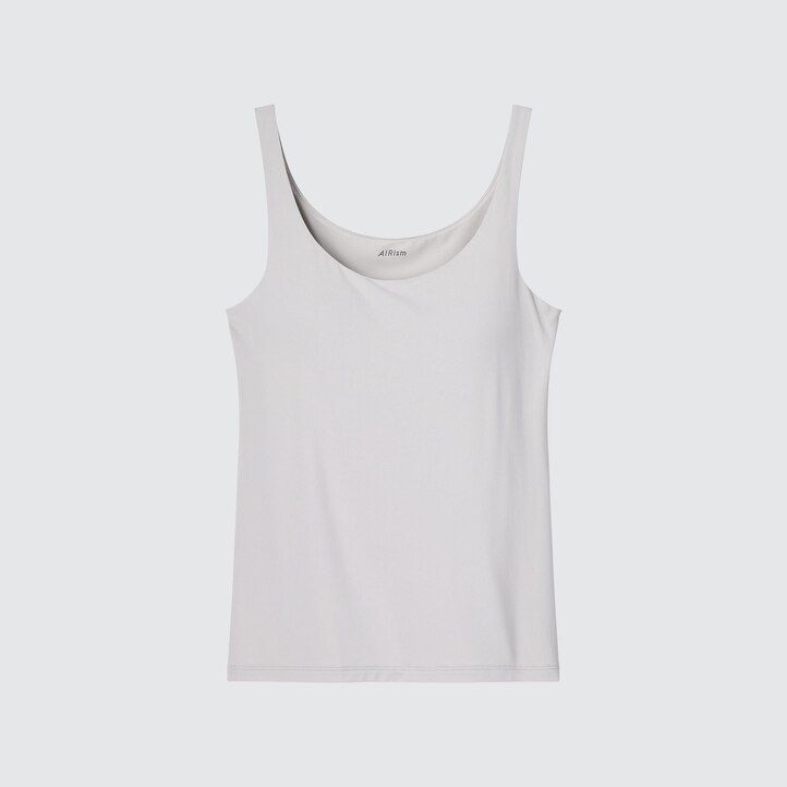 navy uniqlo airism sleeveless womens t shirts