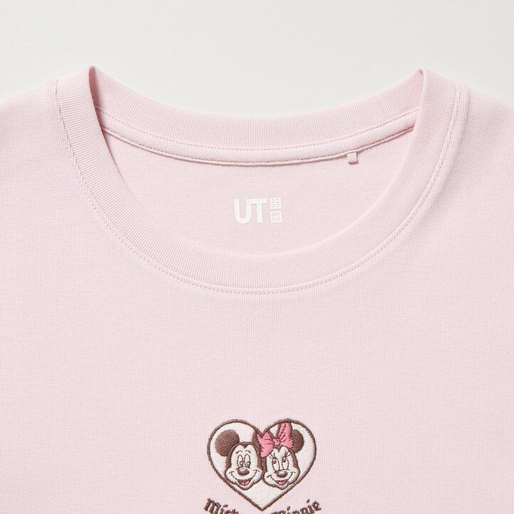 pink uniqlo disney collection mini ut graphic womens t shirts