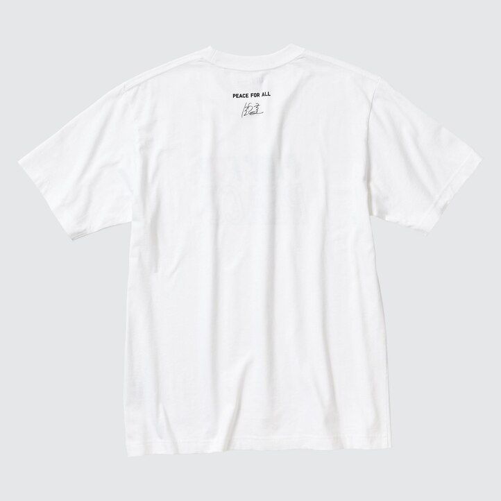 white womens uniqlo peace for all graphic kei nishikori t shirts