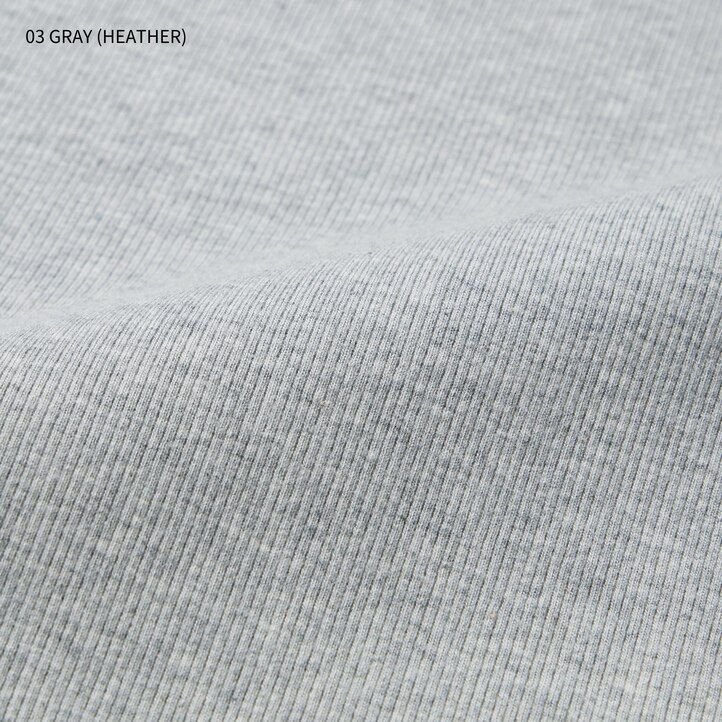 green uniqlo soft ribbed fitted crew neck sleeved womens t shirts