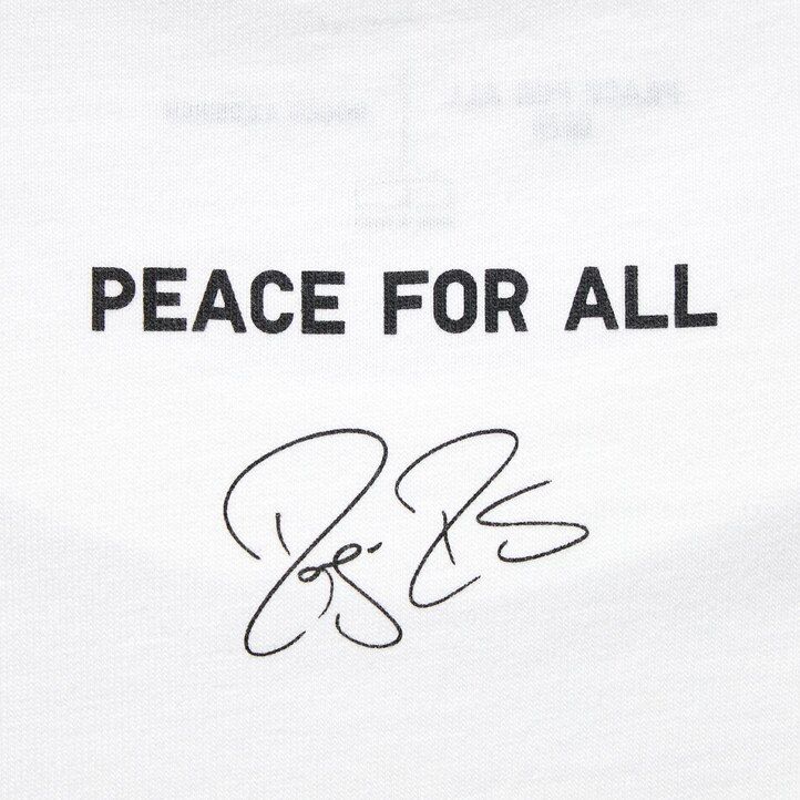 uniqlo peace for all graphic roger federer womens t shirts white