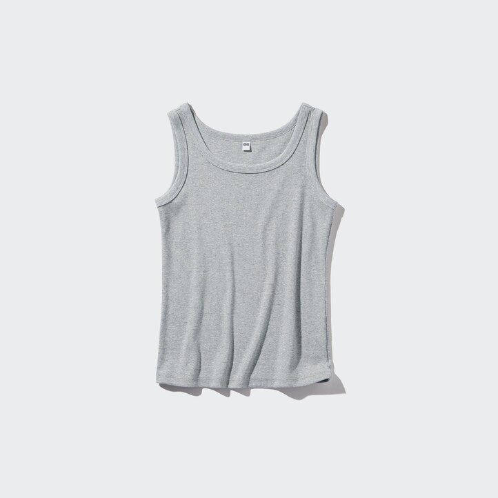womens uniqlo soft ribbed t shirts white