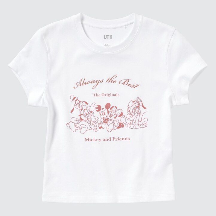 white womens uniqlo disney collection mini ut graphic t shirts