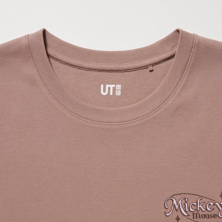 uniqlo disney collection mini ut graphic womens t shirts brown