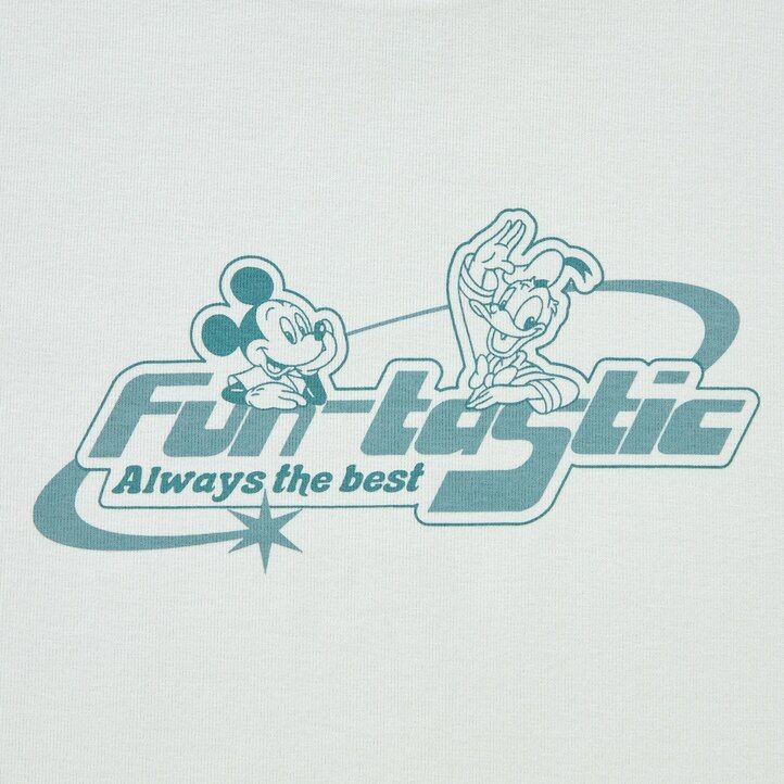 light green womens uniqlo disney collection mini ut graphic t shirts