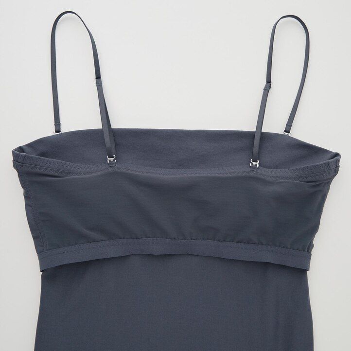 grey womens uniqlo airism cotton cropped tube t shirts