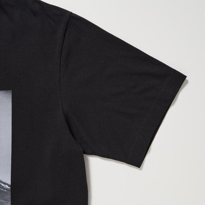 uniqlo peace for all graphic daido moriyama womens t shirts black