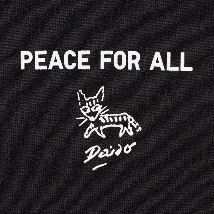 uniqlo peace for all graphic daido moriyama womens t shirts black