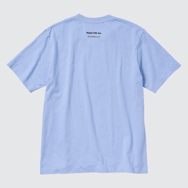 womens uniqlo peace for all graphic dick bruna t shirts blue