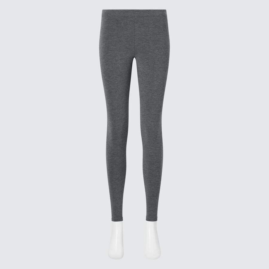 dark grey womens uniqlo heattech ultra warm thermal tight