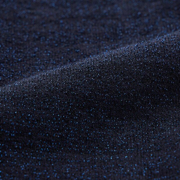 black womens uniqlo heattech glitter knitted thermal tight