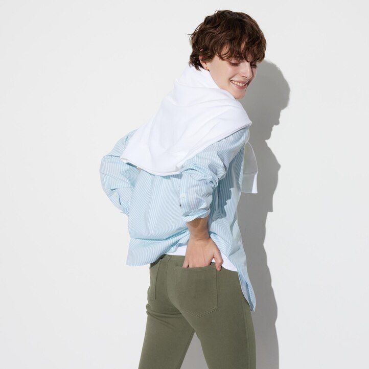 uniqlo ultra stretch womens tops white