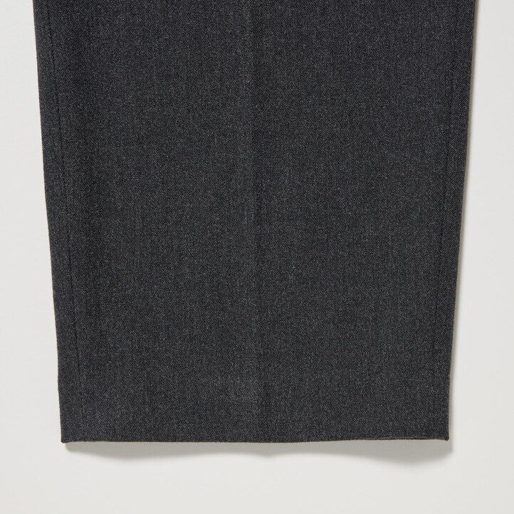 womens uniqlo heattech pleated tops dark brown