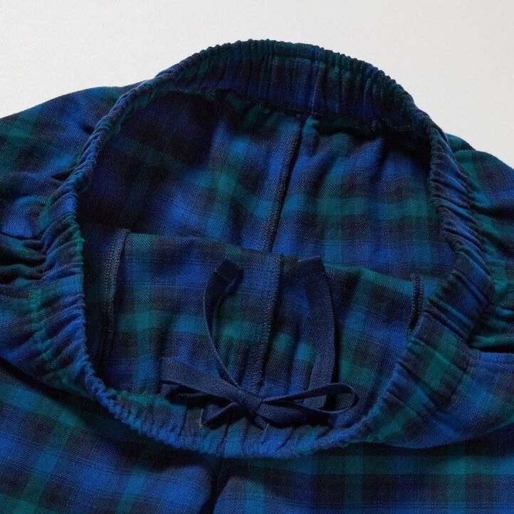 uniqlo flannel womens tops blue