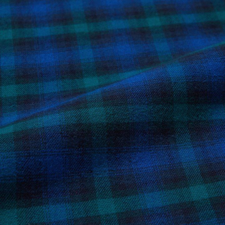 uniqlo flannel womens tops blue