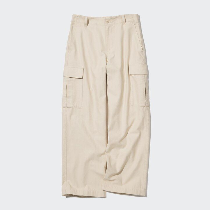 green uniqlo wide straight legrgo womens tops