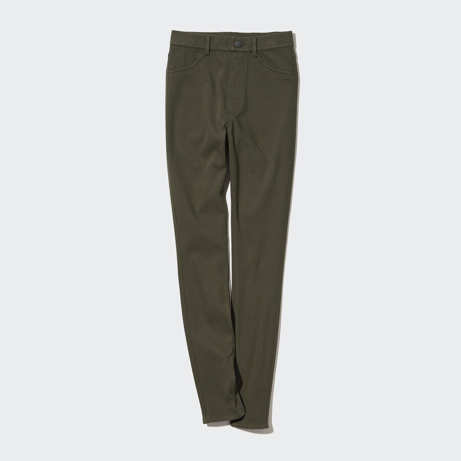 olive uniqlo heattech ultra stretch thermal womens tops