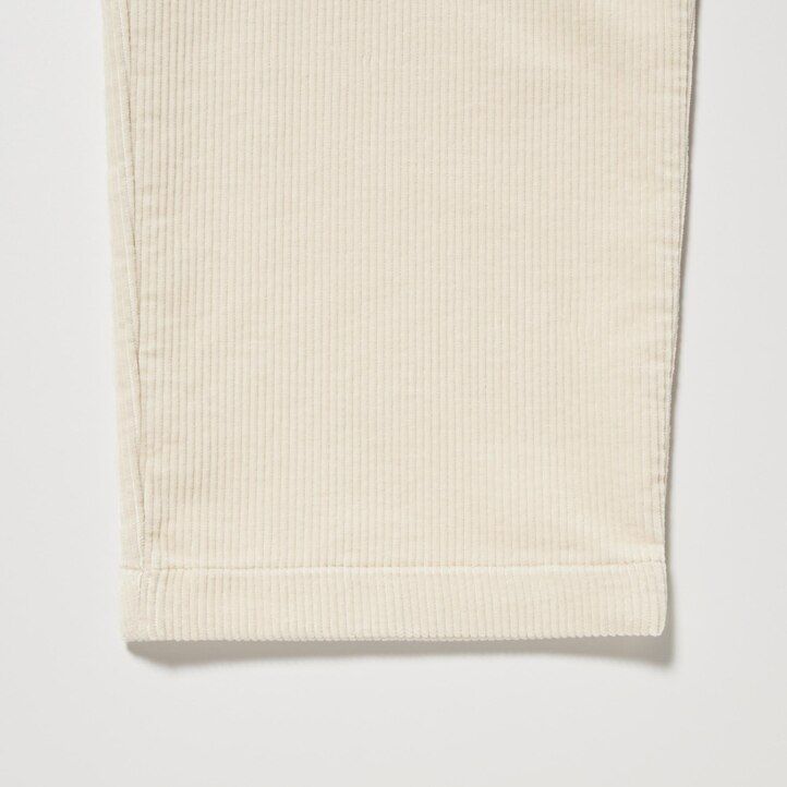brown uniqlo corduroy relaxed fit ankle length womens tops