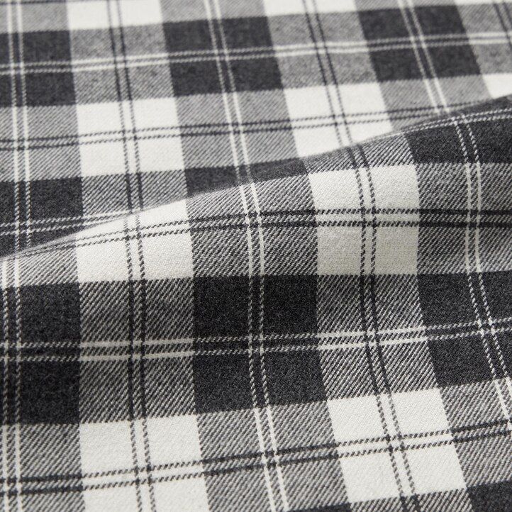white uniqlo flannel womens tops
