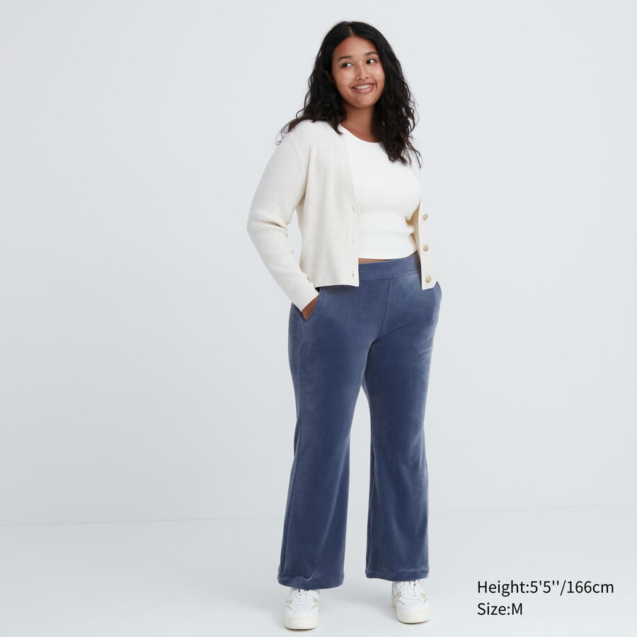 blue womens uniqlo ultra stretch smooth tops