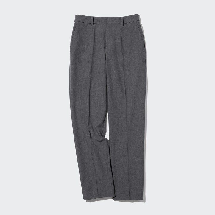 womens uniqlo smart ankle length tops navy