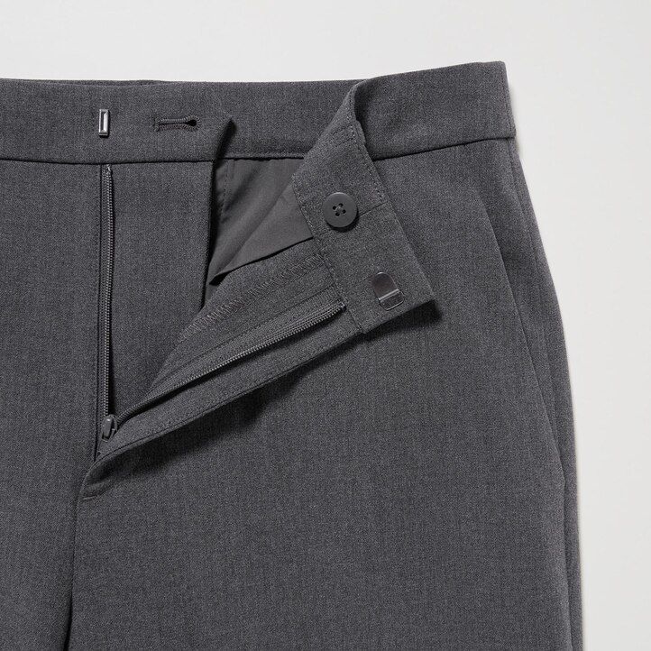 womens uniqlo smart ankle length tops navy