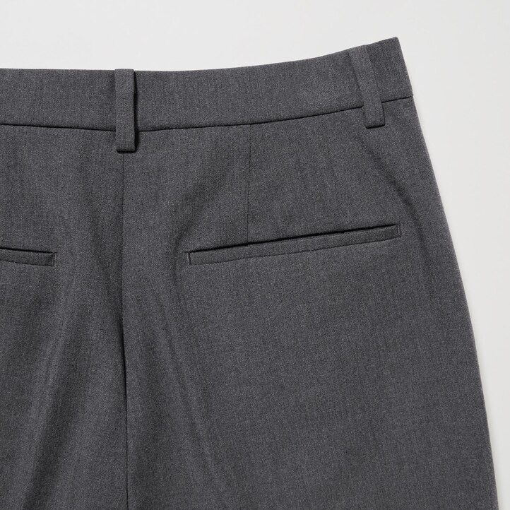 womens uniqlo smart ankle length tops navy