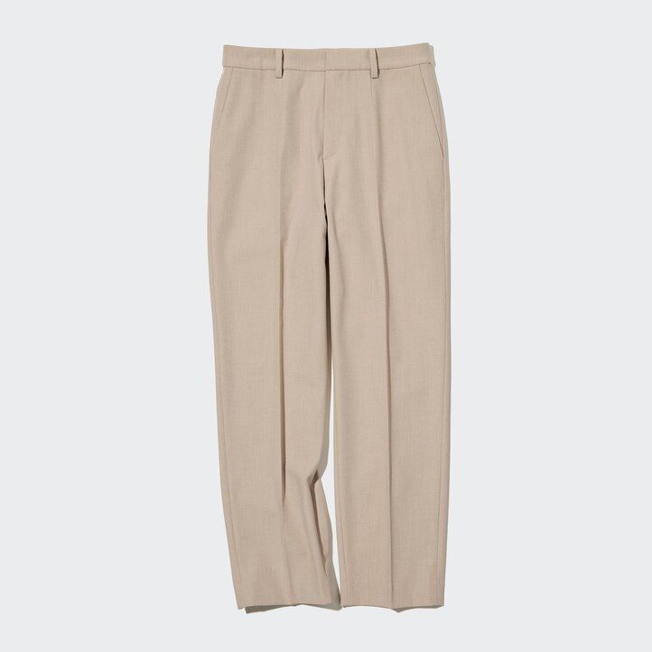 womens uniqlo smart ankle length tops white