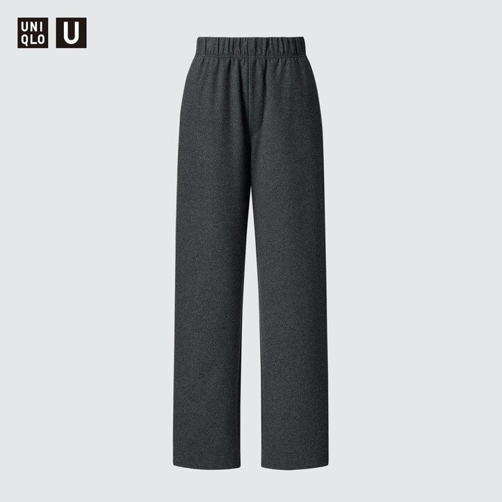 dark brown uniqlo brushed jersey womens tops