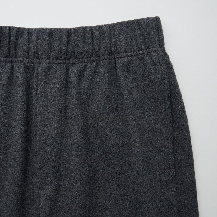 dark brown uniqlo brushed jersey womens tops
