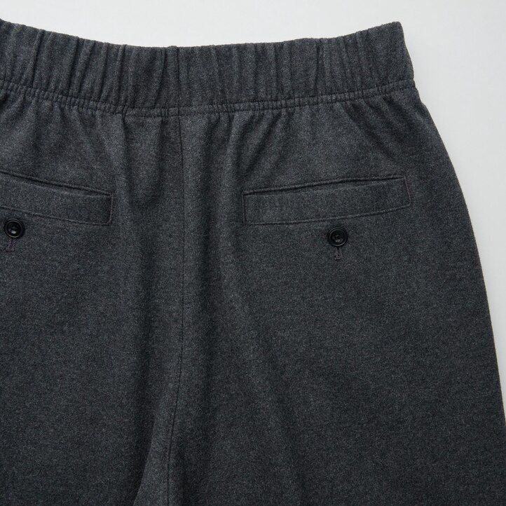 dark brown uniqlo brushed jersey womens tops