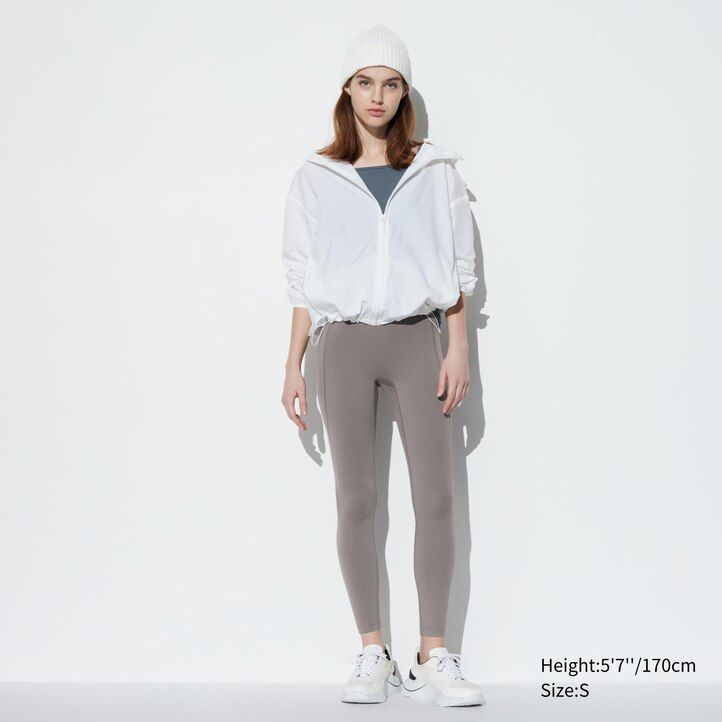 black womens uniqlo airism ultra soft with pockets tops