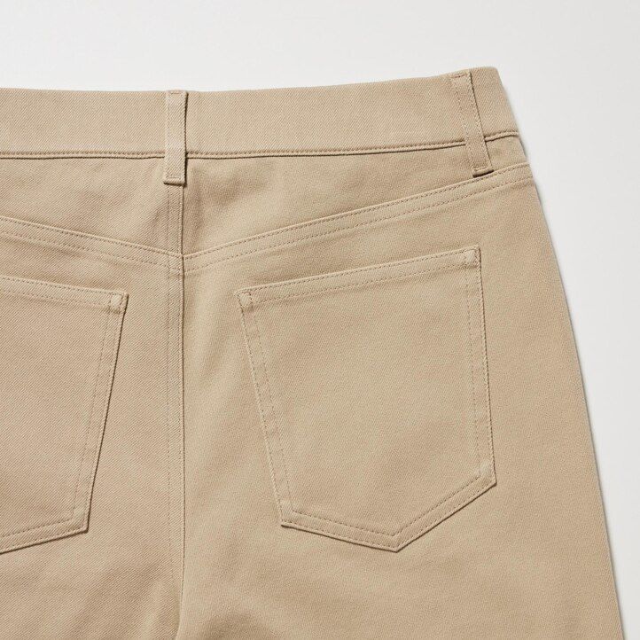 beige uniqlo ultra stretch womens tops