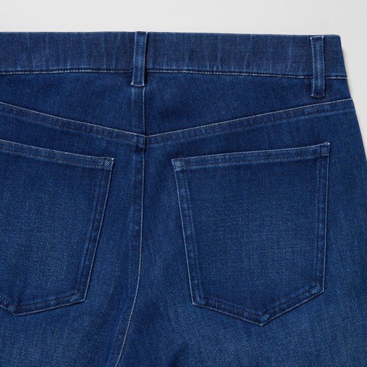 navy uniqlo ultra stretch denim womens tops