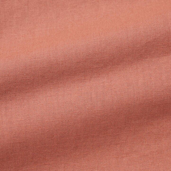 brown womens uniqlo linen cotton tapered tops