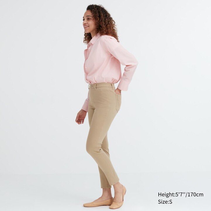 womens uniqlo ultra stretch tops dark green