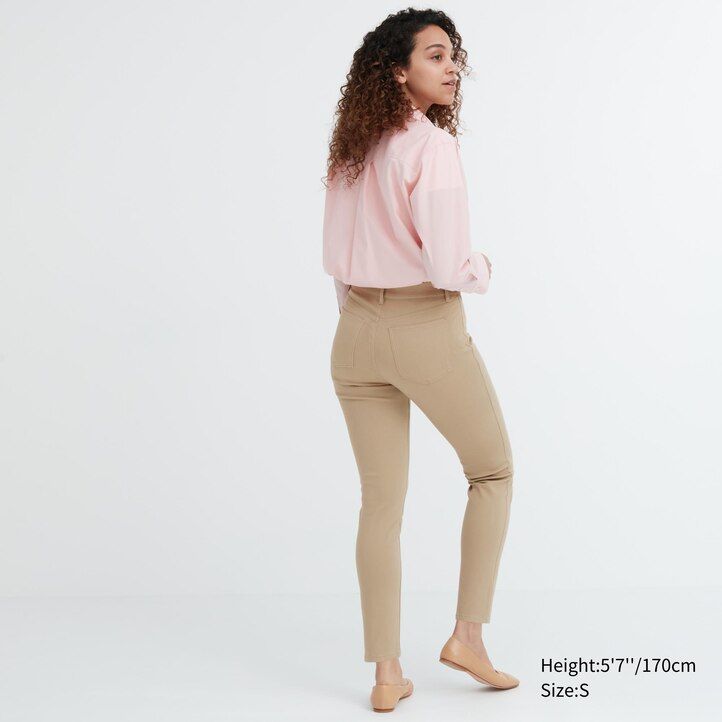 womens uniqlo ultra stretch tops dark green