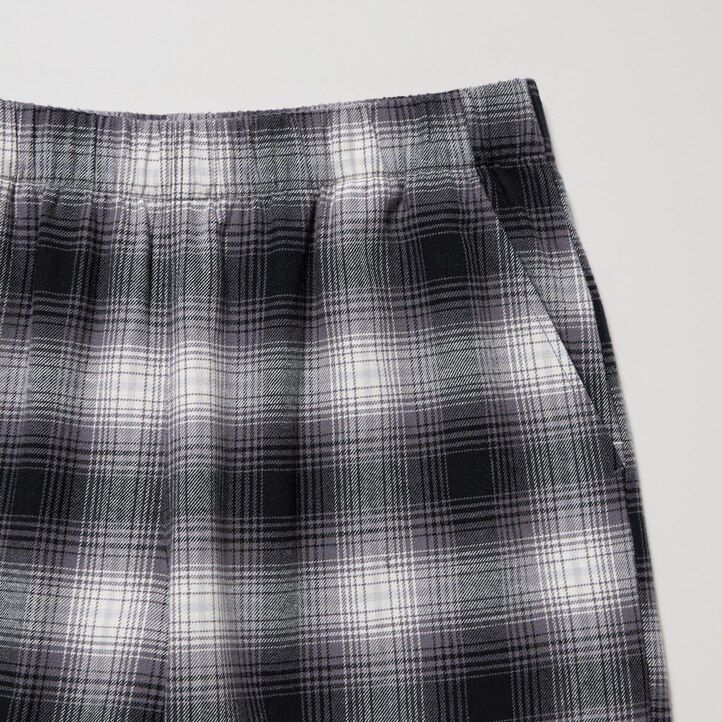 uniqlo flannel womens tops grey