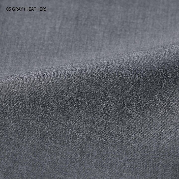 womens uniqlo pleated wide leg tops grey