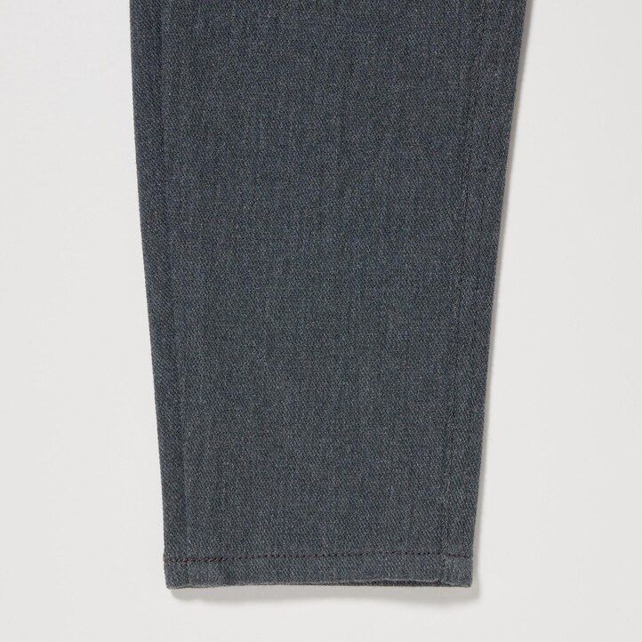 grey womens uniqlo heattech ultra stretch high rise tops